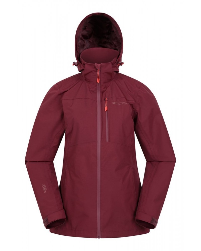 Rainforest II Extreme Womens Waterproof Jacket Burgundy $37.80 Jackets