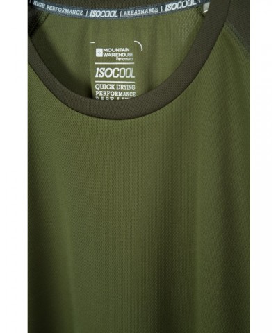 Endurance Mens Long Sleeved Top Khaki $12.53 Active