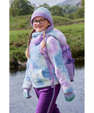 Rainbow Cozy Kids Hoodie Rainbow $17.09 Tops