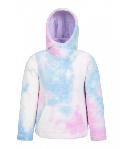 Rainbow Cozy Kids Hoodie Rainbow $17.09 Tops