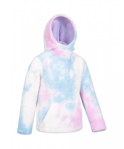 Rainbow Cozy Kids Hoodie Rainbow $17.09 Tops