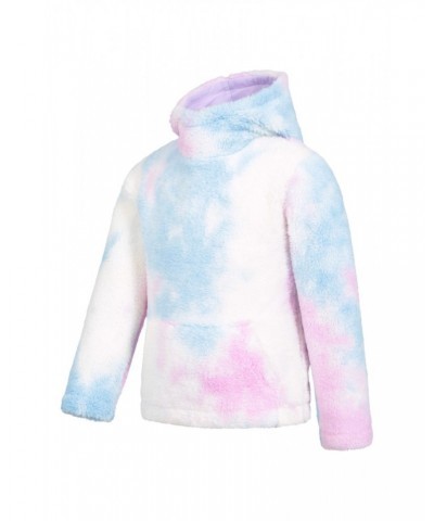 Rainbow Cozy Kids Hoodie Rainbow $17.09 Tops