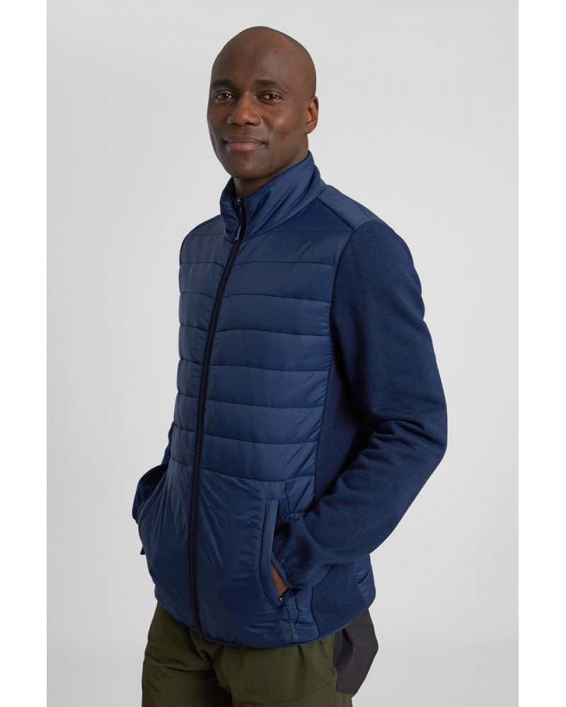 Intrepid Hybrid Mens Insulated Jacket Navy $24.50 Jackets