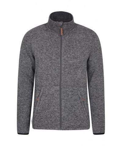 Idris II Mens Full-Zip Fleece Jacket Grey $16.34 Fleece