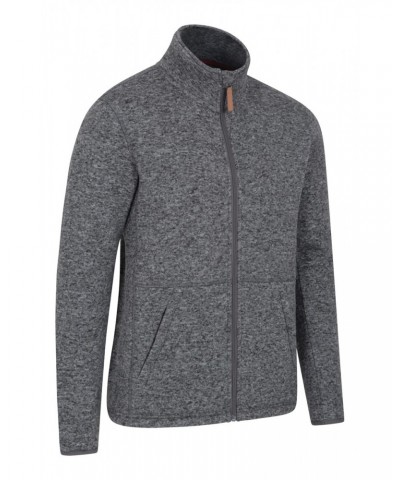 Idris II Mens Full-Zip Fleece Jacket Grey $16.34 Fleece