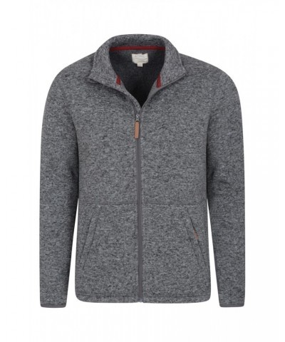 Idris II Mens Full-Zip Fleece Jacket Grey $16.34 Fleece