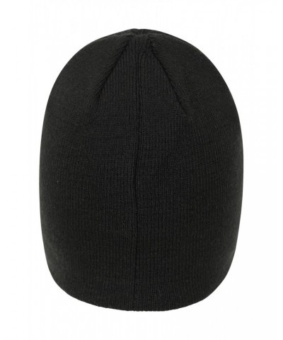 St Anton Mens Beanie Jet Black $9.68 Accessories