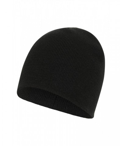 St Anton Mens Beanie Jet Black $9.68 Accessories