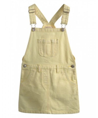 Kids Denim Overall Dress Yellow $13.49 Dresses & Skirts