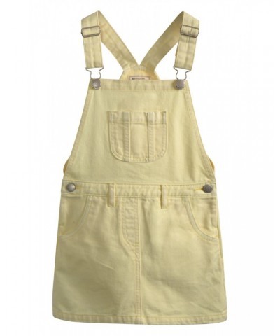 Kids Denim Overall Dress Yellow $13.49 Dresses & Skirts