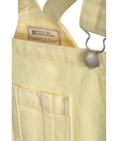 Kids Denim Overall Dress Yellow $13.49 Dresses & Skirts