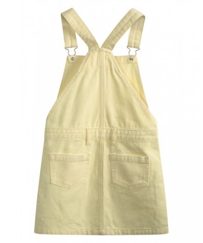 Kids Denim Overall Dress Yellow $13.49 Dresses & Skirts