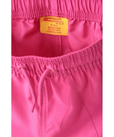 Panama Kids Swim Shorts Pink $13.33 Pants