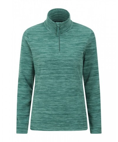 Snowdon Melange Womens Half-Zip Fleece Bright Green $14.74 Fleece