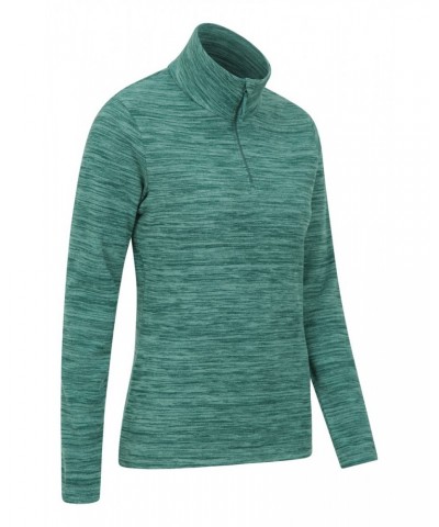 Snowdon Melange Womens Half-Zip Fleece Bright Green $14.74 Fleece