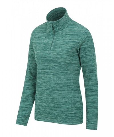 Snowdon Melange Womens Half-Zip Fleece Bright Green $14.74 Fleece