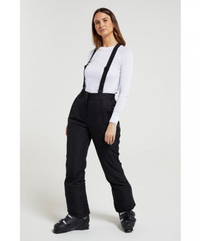 Moon Womens Slim Leg Ski Pants Black $29.99 Pants