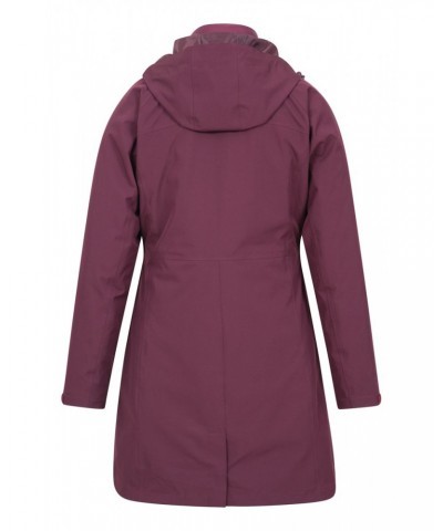 Alaskan Womens Long 3 in 1 Jacket Purple $61.20 Jackets