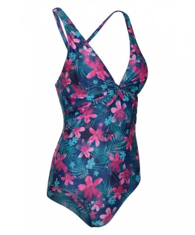 Maldives Womens Slimming Swimsuit Turquoise $28.19 Swimwear