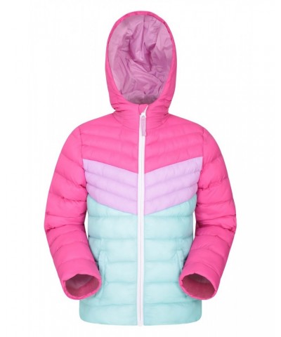 Colorblock Seasons Kids Insulated Jacket Pink $22.39 Jackets