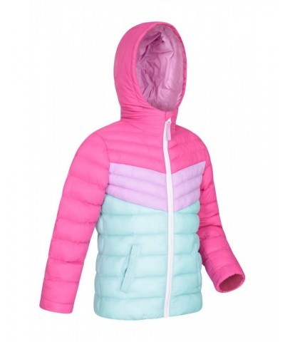 Colorblock Seasons Kids Insulated Jacket Pink $22.39 Jackets