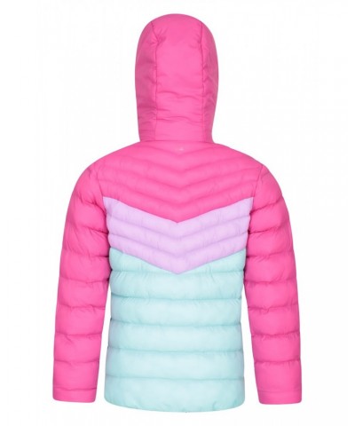 Colorblock Seasons Kids Insulated Jacket Pink $22.39 Jackets