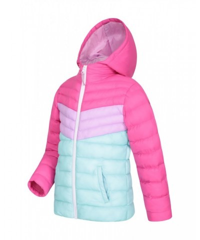 Colorblock Seasons Kids Insulated Jacket Pink $22.39 Jackets