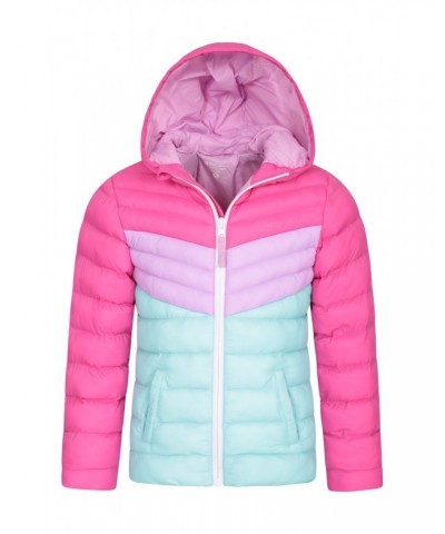 Colorblock Seasons Kids Insulated Jacket Pink $22.39 Jackets