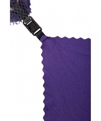 Clip Travel Towel - 40 x 40cm Dark Purple $10.43 Travel Accessories