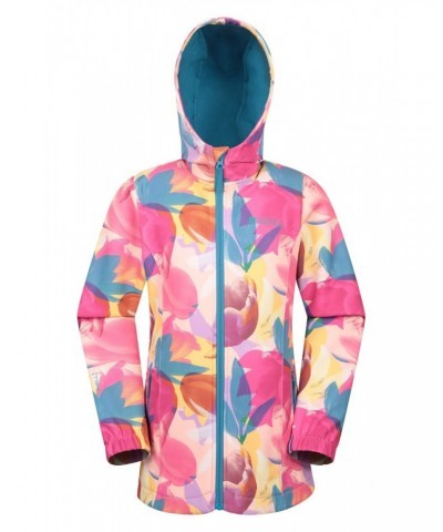 Kids Scallop Hem Softshell Jacket Orchid Garden $16.49 Jackets