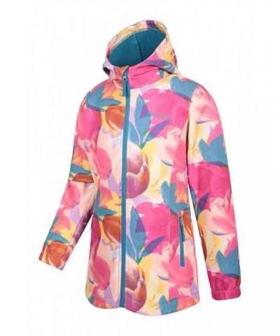 Kids Scallop Hem Softshell Jacket Orchid Garden $16.49 Jackets