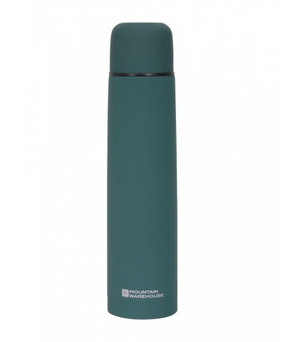 Double Walled Rubber Finish Flask - 1L Dark Green $15.11 Accessories