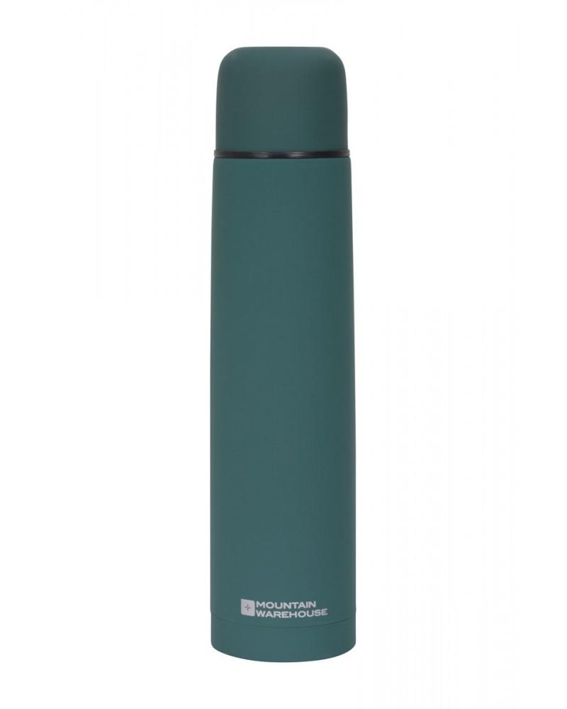 Double Walled Rubber Finish Flask - 1L Dark Green $15.11 Accessories