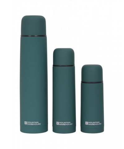 Double Walled Rubber Finish Flask - 1L Dark Green $15.11 Accessories