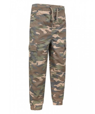 Camo Kids Stain Resistant Cargo Pants Khaki $15.38 Pants