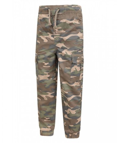 Camo Kids Stain Resistant Cargo Pants Khaki $15.38 Pants