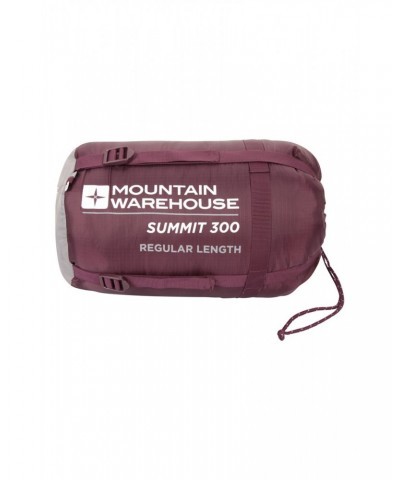 Summit 300 Sleeping Bag Burgundy $30.00 Sleeping Bags