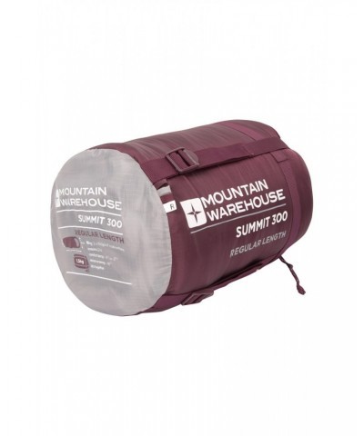 Summit 300 Sleeping Bag Burgundy $30.00 Sleeping Bags