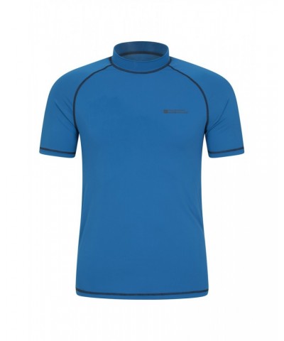 Mens UV Rash Guard Blue $14.99 Swimwear