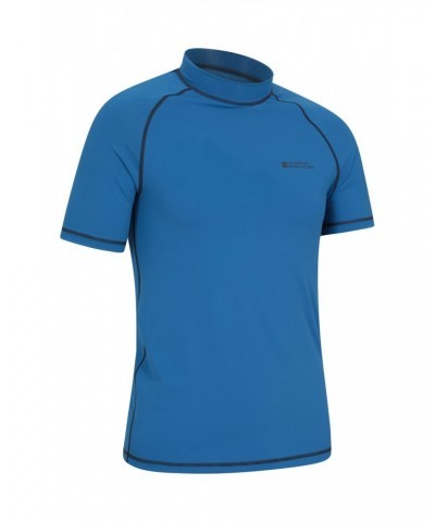 Mens UV Rash Guard Blue $14.99 Swimwear