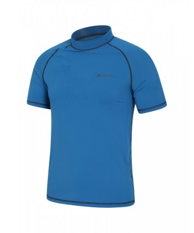 Mens UV Rash Guard Blue $14.99 Swimwear