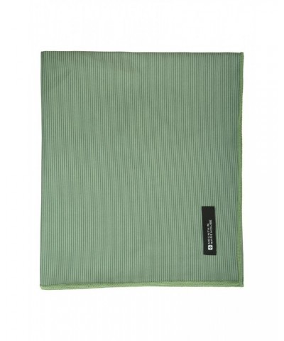 Giant Ribbed Towel - 150 x 85cm Khaki $13.86 Active