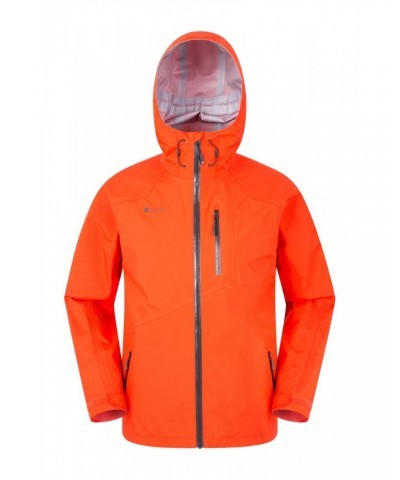 Bachill Mens 3 Layer Waterproof Jacket Orange $47.99 Jackets