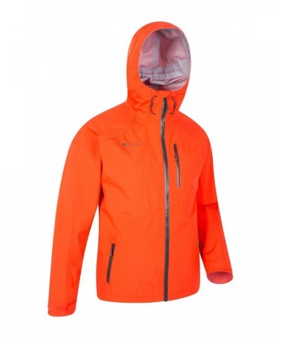 Bachill Mens 3 Layer Waterproof Jacket Orange $47.99 Jackets