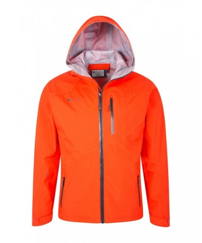 Bachill Mens 3 Layer Waterproof Jacket Orange $47.99 Jackets