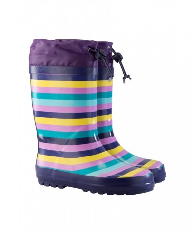 Kids Sunny Rubber Rain Boots Pink $12.50 Footwear