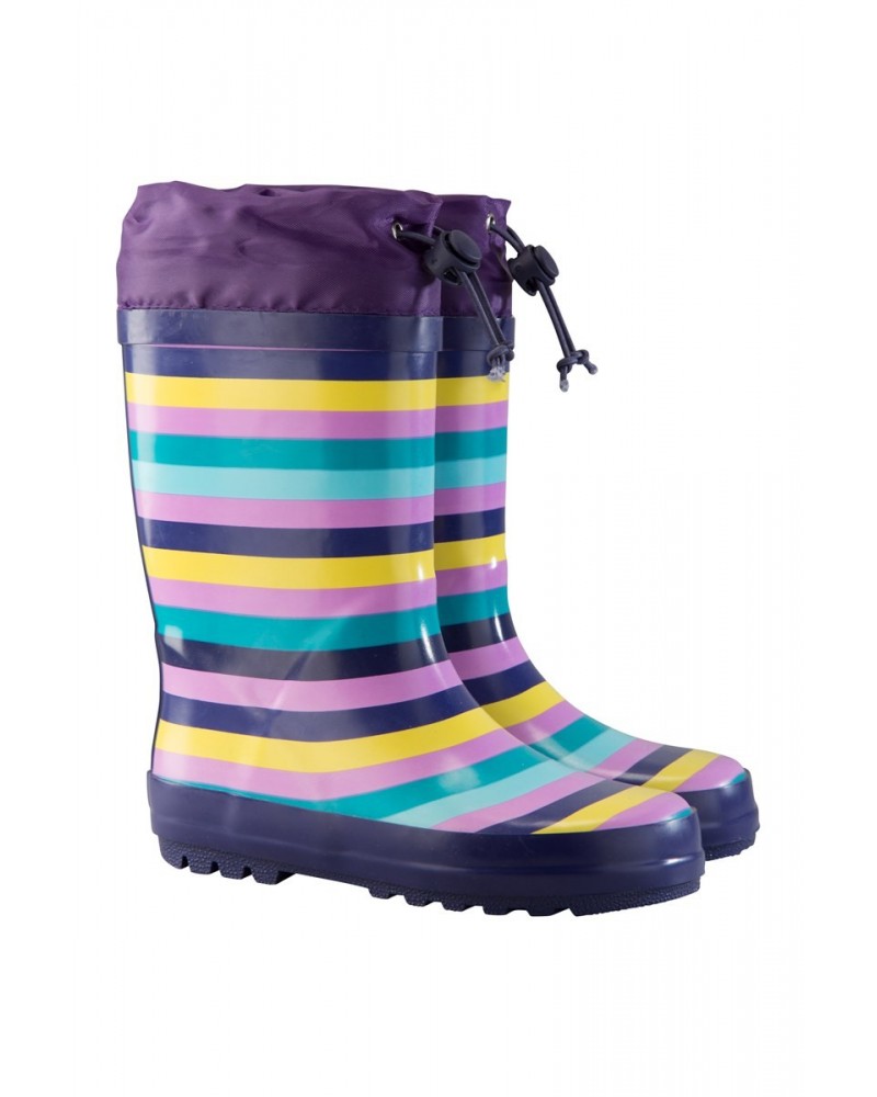 Kids Sunny Rubber Rain Boots Pink $12.50 Footwear