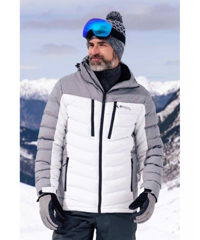 Vulcan III Mens Ski Jacket White $43.20 Jackets