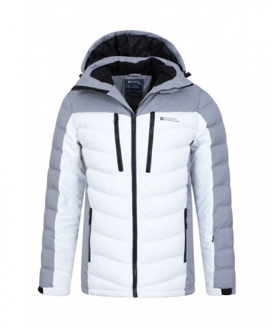 Vulcan III Mens Ski Jacket White $43.20 Jackets