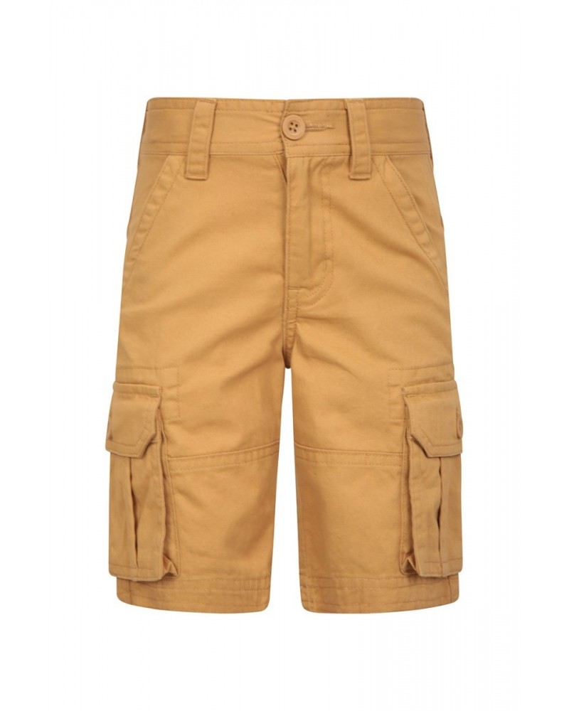 Kids Cargo Shorts Mustard $18.14 Pants